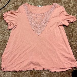 Pink Maurice’s top no holes or stains